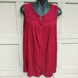 Sonoma Tops - Redish Blouse Cotton XL Sonoma Sonoma Tops - Redish Blouse Cotton XL Sonoma